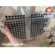 EN10028 1.4541 / A182 F321 Tubesheet Stainless Steel Heat Exchanger Tube Plate