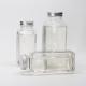 Glass Juice Bottles Squared Juice Glass Bottles With Tamper Proof Cap For Juice Beverage Packaging