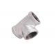 Compact Structure Cast Iron Threaded Fittings Sanitary Tee Fitting High Accuracy