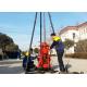 50m Portable Hydraulic Water Well Drilling Machine Vertical Spindle Speed 70-650
