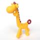 OEM ODM Rubber Teething Toy Customized Logo Giraffe Teether