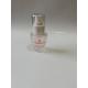 Clear Glass Lotion Bottles / Empty Makeup Packaging Not Deformation
