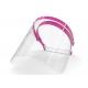 Rosy Sanitary Scratch Resistant Foam Headband Face Shield Fda Approved