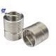 Stainless Steel 304 Screw-Locking Thread Inserts for Dissimilar Metals