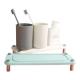 Sustainable Diatomite Toothbrush Cup Coaster for Bathroom Counter Super Absorbent Design