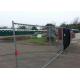 Chain Link Fence Panels 1.625 tube wall thickness 15.5ga Panels Size 6'x12' Cross Brace Mesh 57mm x 57mm
