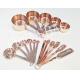 5pcs BPS Free stainless steel copper measuring cup and Spoons for daily use items