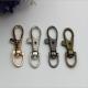 Small zinc alloy metal 10 mm round swivel eye bolt lobster claw snap hook for lanyard