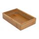 Bamboo Wood Stacking Drawer Organizer Box with Customized Size Bamboo Storage Box