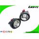 Water - Proof  IP67 Hard Hat Light Rechargeable 4000 Lux For Hiking And Mining