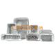 Wrinkle Wall Disposable Aluminium Foil Food Container Penetration Resistant