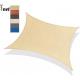 160GSM180GSM Garden Car Park Triangle Rectangle Canopy Waterproof Plastic HDPE Sun Shade Sails Outdoor Ivory Beige