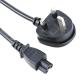 1.8m 6ft Power Supply Cable Cord UK 3Pin Plug To C5 For Laptop Home Appliance