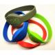 Durable Waterproof ISO 14443A Rfid Tag Bracelet Silicone Nfc Rubber Programmable Wristbands Bands With Dual Rfid Chips