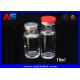 Blue / white / Black 3ml 15ml Pharmaceutical Tubular Small Glass Containers With