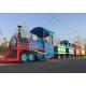 72 Seat Roundhouse Trackless Trains Kiddie Express Train Low Noise Steel Bus