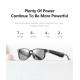 Stereo Sound Black Bluetooth Sunglasses With Call 90mAh Capacity BT 5.1 Version 4-6 Hour Standby