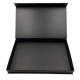 High Quality Custom  Printed Flap Lid Packaging Cardboard Cloth Magnetic Closure Packaging Black Gift Boxes