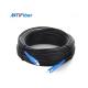 100m FTTH Drop Cable With LC SC Connector Outdoor Fiber Optic Patch Cord