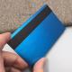 Brushed Stainless Steel Magnetic Stripe Blanks Metal Business Card