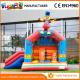 Clown Red / Yellow Inflatable Bouncer Slide Mini Moonwalk Kids Jumping Castle