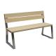 Outdoor L140cm H85cm Cast Iron And Wood Garden Bench