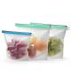 BPA Cooler 1000ML Reusable Silicone Food Bags Breast Milk Storage With Zipper