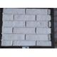 White Faux Exterior Brick Decoration Thickness 10-15mm Solid Surface