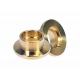 Micromachining Brass Plate Sleeve Impeller With Threaded Holes Perfect Surface Treatment