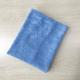 Thick blue plain design microfiber dry water wipes OEM supplier