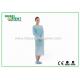 Anti-Dust Blue Disposable use Protective Gowns with thumb cuffs/Safety Protective Clothing