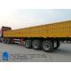 3 Axles 1.2 m high drop side semi trailer  | TITAN VEHICLE