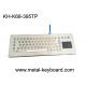 Desktop Stainless Steel Industrial Keyboard with Touchpad , Metal Computer