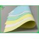 55gsm 787mm Width Blue Green Carbonless Paper For Making A5 Receipt Book