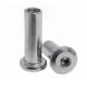 Nickel Flange 6.8 Flat Head Cap Nut SUS201 Steel Hex Nut