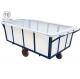 Textile Industrial Wet Poly Box Truck On Wheels With Galvanized Steel Durable K1600L