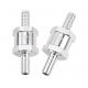 Equal Fuel Check Valve One Way Inline Non Return Diesel Gasoline Silver with Female Thread