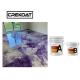 Commercial Grade Epoxy Resin Floor Coating Non Toxic Gray Metallic Epoxy Floor