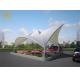New Type PVDF Architecture Membrane  Tensile Roof Structures For Plaza