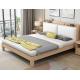 Modern Simple Solid Wood Storage Bed 1.8 M 3D Home Bedroom Picture