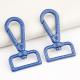 Welcome Custom 25mm Zinc Alloy Snap Hook Clasp Blue Metal Dog Hook Buckle for Handbag