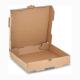 Brown Kraft Paper Food Containers For Takeaway Pizza Packaging FSC Certified