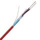 1x2x2.5 Unshielded Fire Alarm Cable with Drain Wire 1/0.5tc mm ExactCables KPSng A -FRLS