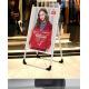 Floor Standing Exhibition Portable Poster Stand Customized 80*120cm 90*120cm