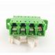 Anti Laser Fiber Optic Lc Apc Adapter Coupler For FTTX Ethernet Cable