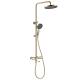 Wall mounted Gold Bathroom Shower Set D 406.4mm 3 Function