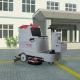 Red Double Brush Driving Sweeper Scrubber Cleaning Machine For Epoxy Floor