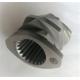 High Shear Uniformity Twin Mixing Screw Elements Kneading Block For Talc And Mica