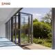 Exterior Bi Folding Glass Door Aluminium Folding Doors Saves Space