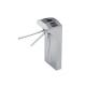 Right Angle Three Roll Turnstile Security Gates Stainless Steel Vertical Type